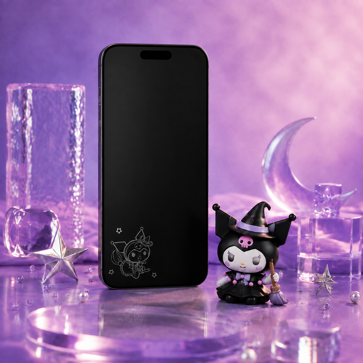 Protection iPhone Kuromi — sans étui