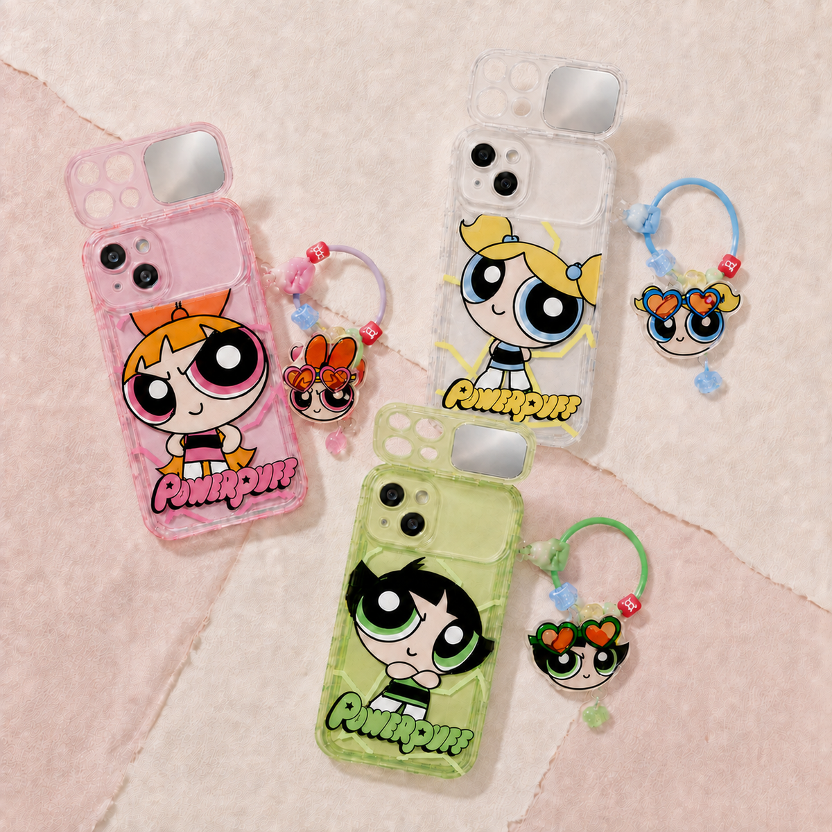 Coque Miroir SuperNanas + Charm