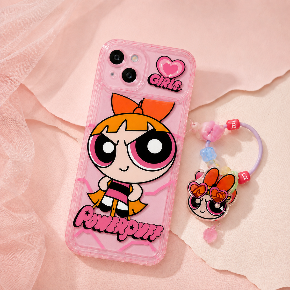 Coque Miroir SuperNanas + Charm