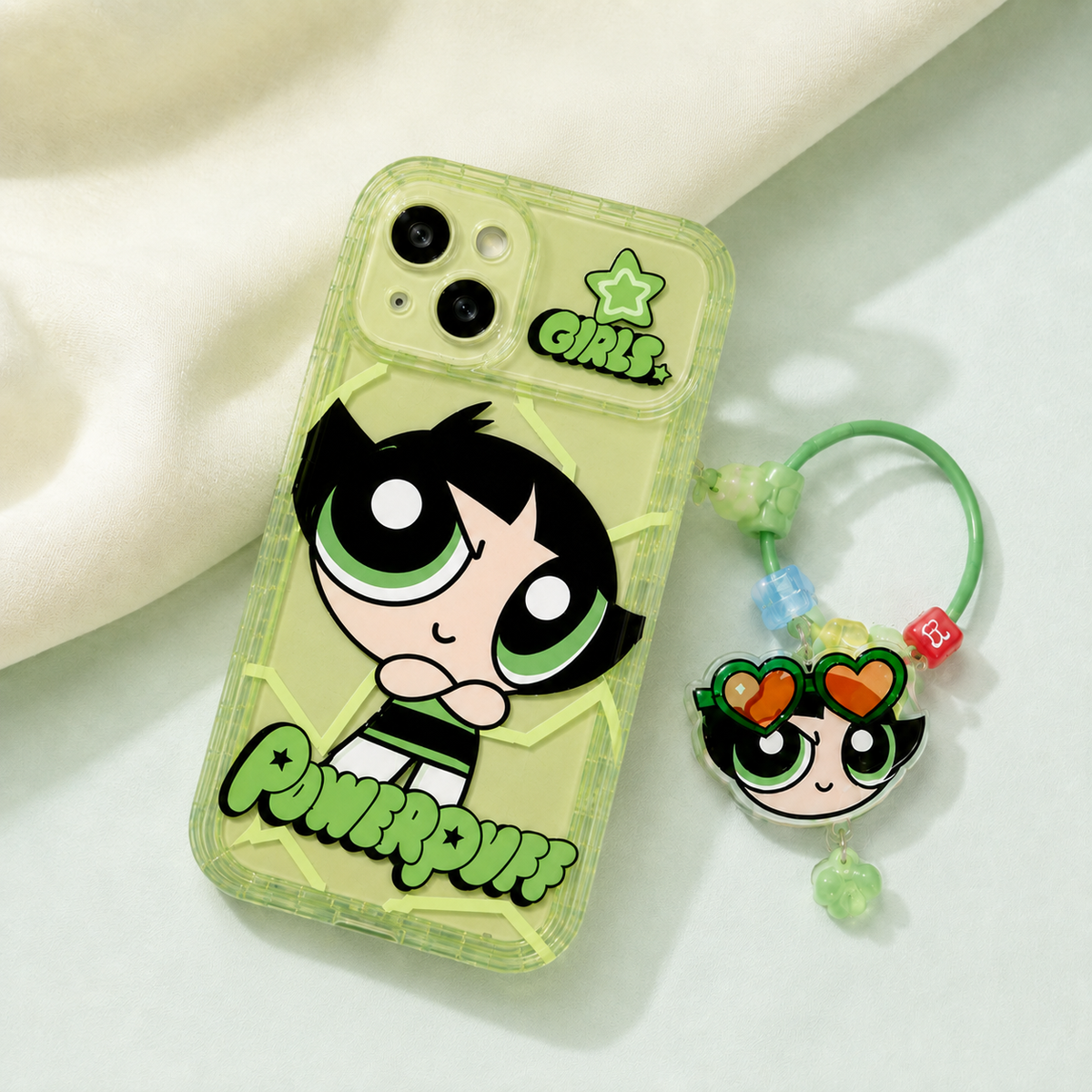 Coque Miroir SuperNanas + Charm