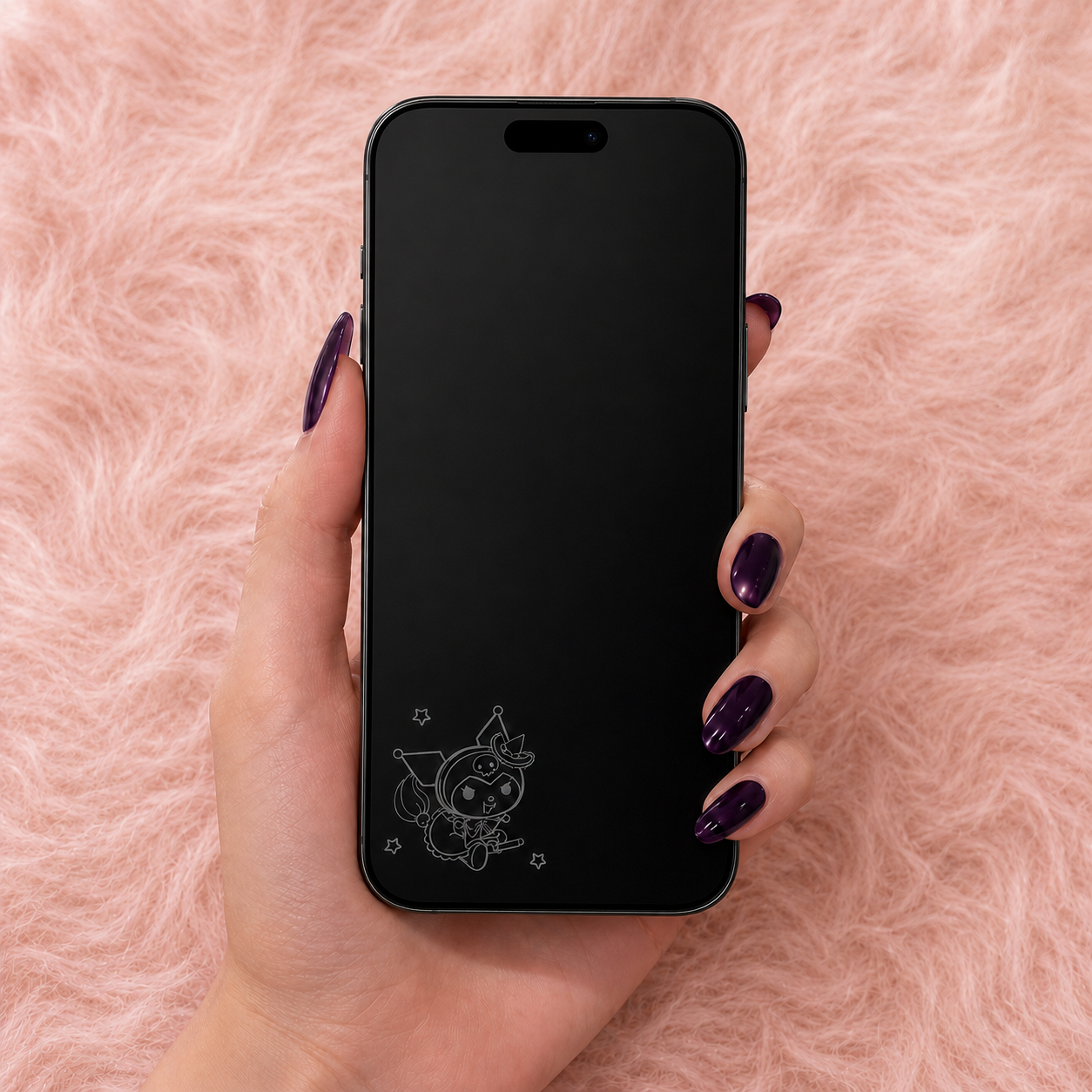 Protection iPhone Kuromi — sans étui