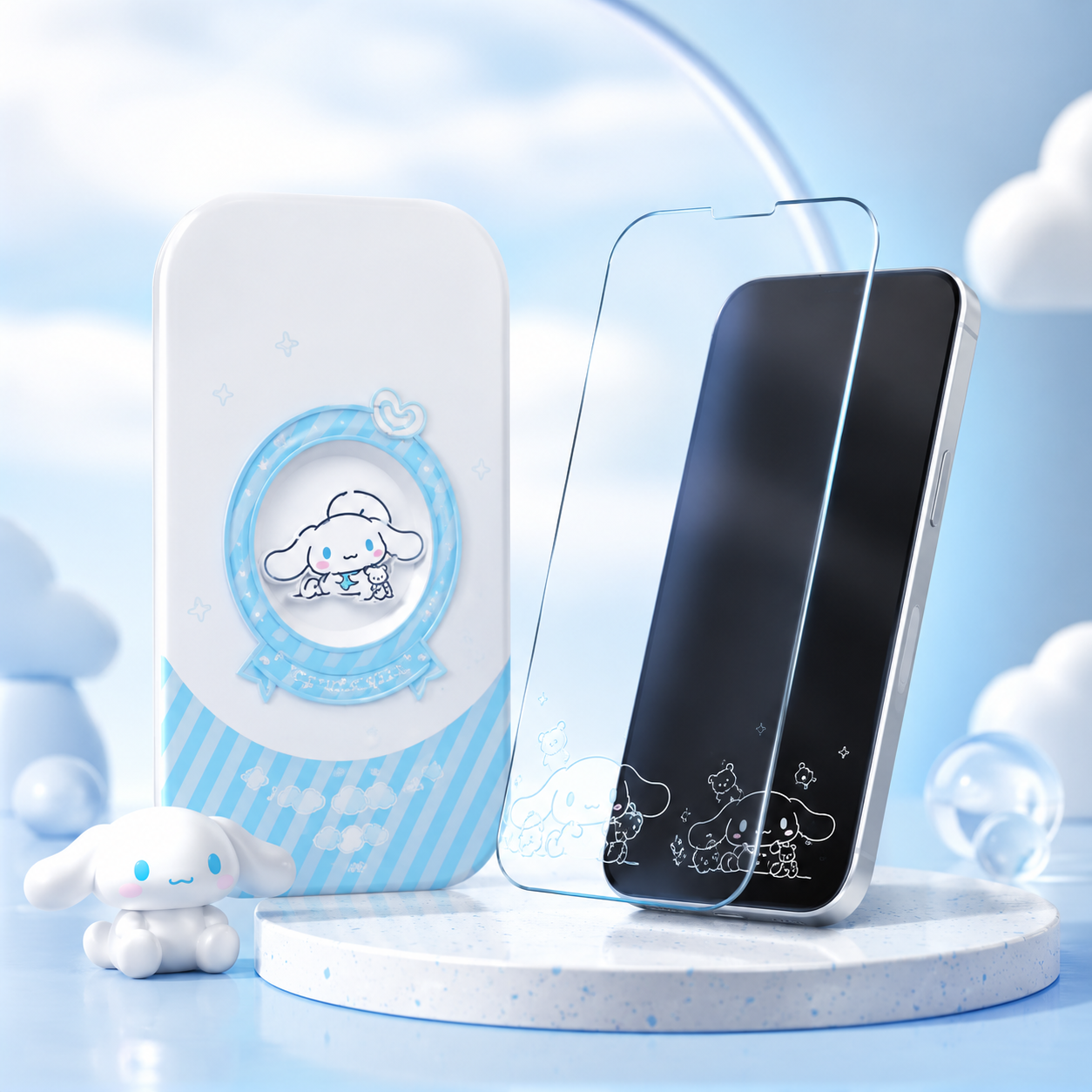 Protection Cinnamoroll Blue Cloud