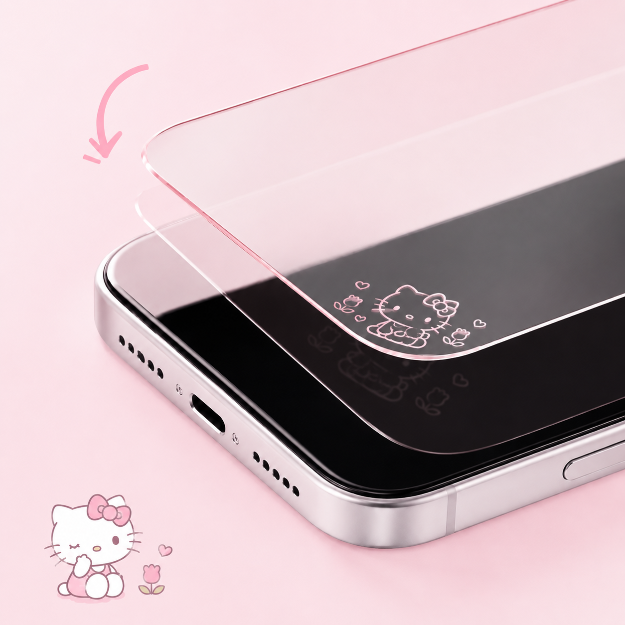 Protection Kitty Pink